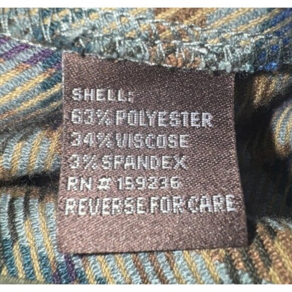 J. McLaughlin Womens Yara Olive Plaid Ankle Pants Sz 12 - Picture 12 of 16